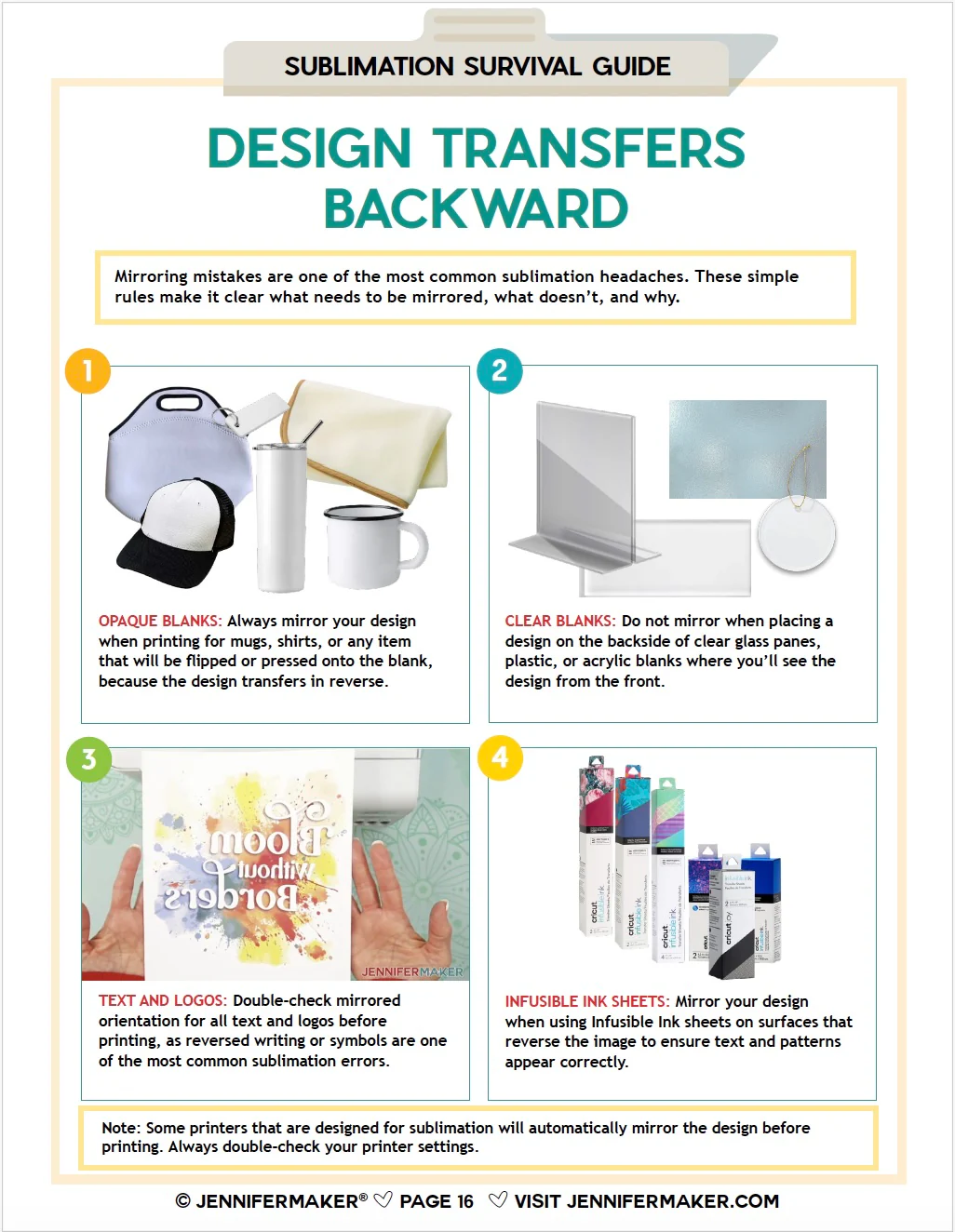 Sublimation Survival Guide: Fixes, Tips, and Shortcuts for Confident Sublimation Projects – Digital Download - Image 5